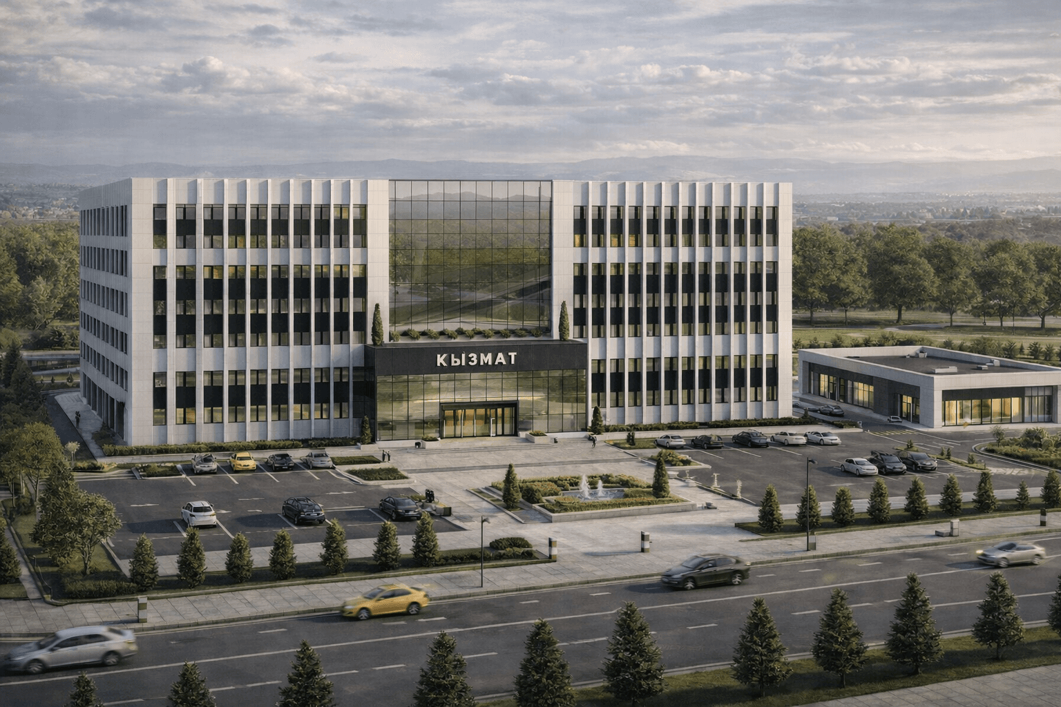 Реализация административного комплекса ГУ «Кызмат»